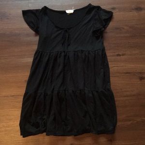 Casual black dress